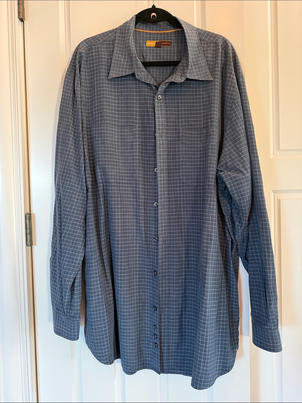 The Territory Ahead Blue Windowpane Button-Down Shirt